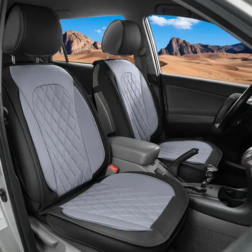 Vista 13 de LINGVIDO Fundas para Asientos de Automóvil – Juego Completo de Cuero Nappa Premium para Asientos Delanteros y Traseros, Duraderas, Cómodas, Fáciles