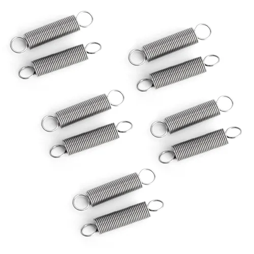 10 unidades de alambre de resorte de extensión pequeño de 0.02 pulgadas, diámetro exterior 0.2 pulgadas, longitud libre 0.98 pulgadas, resorte de
