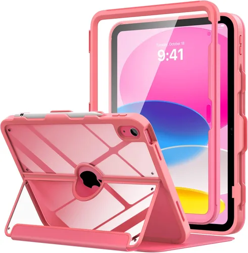 Vista 18 de MoKo Funda para iPad de 11 pulgadas (A16) de 11ª generación 2025/iPad de 10ª generación con soporte para lápices 2022 de 10.9 pulgadas, protector