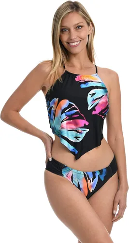 Vista 3 de Traje de baño tankini con pañuelo halter