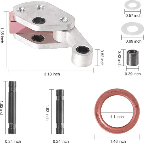 Vista 5 de 10L0L Generador de arranque de carrito de golf y correa de transmisión, kit de reparación de embrague de transmisión para carrito de golf Yamaha G2