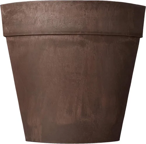Vista 2 de Arcadia Garden Products PSW Pot Collection - Maceta triangular de esquina para plantas y jardines de interior y exterior, 13.5 x 17.5 pulgadas