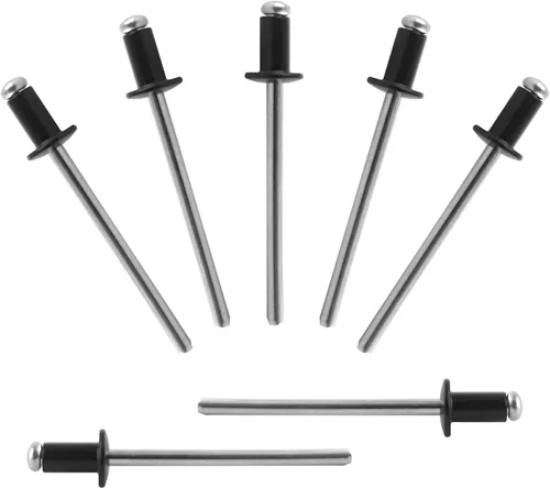 Vista 11 de ALLCLEAN 50 piezas de remaches ciegos profesionales de acero inoxidable de 1/4" x 1/2", remaches POP de 6,4 x 12 mm, agarre y mandril de acero