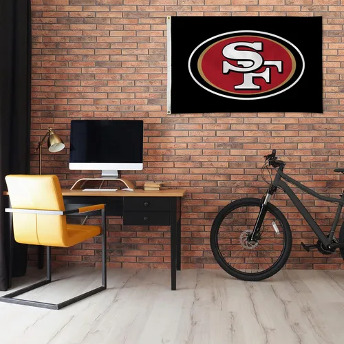Vista 2 de Rico Industries Bandera estándar de la NFL de 3 x 5 pies, de una sola cara, para interior o exterior, decoración del hogar