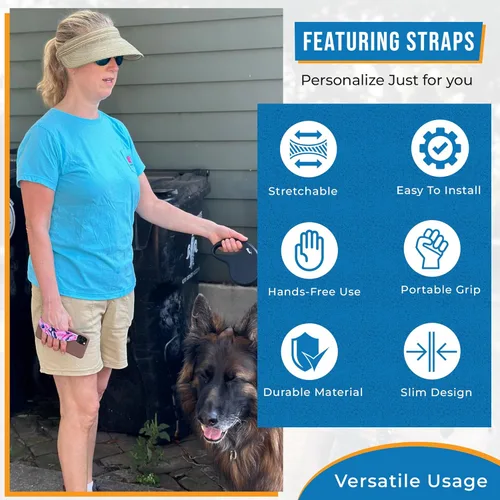 Vista 37 de Switchbands Correa de agarre universal para teléfono, soporte de teléfono personalizable para mano, agarre seguro de carga inalámbrica, correa