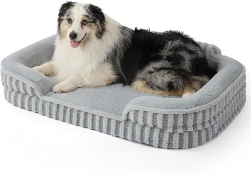 Vista 27 de LE SURE Cama Linda para Perros Pequeños, Camas Ortopédicas Impermeables para Mascotas Pequeñas con Lados, Sofá de Espuma de Huevera con Fondo