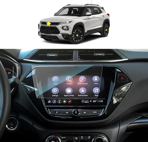SKTU Protector de pantalla para Chevy Trailblazer 2021 2022 2023 8 pulgadas Navigation 2022 2023 Chevy Trailblazer accesorios [vidrio templado,