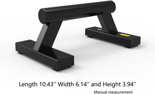 Vista 2 de Push Up Stands Bars Parallettes Set for Workout Exercise