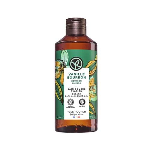 Vista 12 de Yves Rocher Gel corporal Bourbon Vanilla Escape para baño y ducha, 6.8 fl oz.