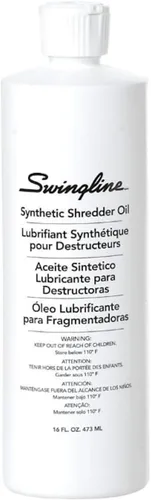 GBC Aceite triturador, 16 onzas, botella de 0.0 fl oz para usar con trituradoras GBC ShredMaster (1760049)