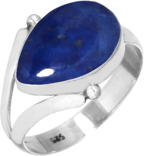 Vista 22 de Lapislázuli, cornalina, cristal, granate, pera, anillo hecho a mano de plata de ley 925, joyería de piedras naturales boho para mujer Cuarzo granate.