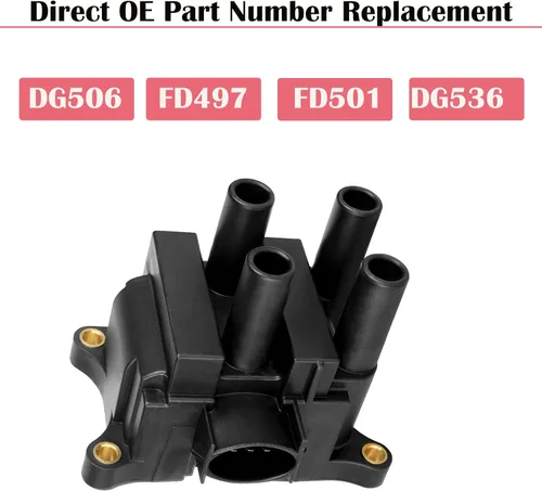 Vista 3 de Paquete de bobinas de encendido para 2.0 2.3 L4 Ford Focus Ranger Mazda 6 2003 2004 2005 2006 2004 2008 2009 2010 2011 bobinas de repuesto # DG474
