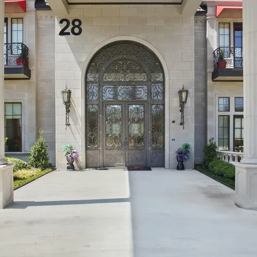 Vista 5 de BetLight Números de casa grandes modernos, 12 pulgadas de alto, de acero inoxidable, flotante, número de dirección de casa