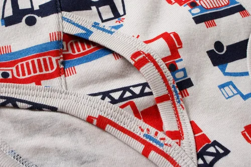 Vista 4 de Boboking - Calzoncillos 100% de algodón, para niños pequeños, ropa interior suave, con diseño de dinosaurios y de camiones