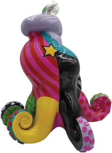 Vista 2 de Enesco Disney by Romero Britto - Figura de Úrsula de la Sirenita, 8.27 pulgadas, multicolor