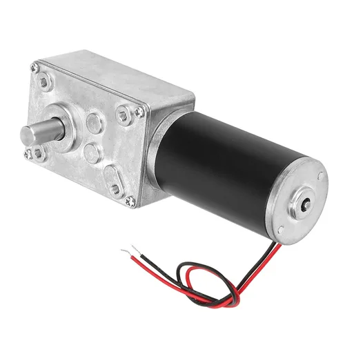 Vista 9 de Oumefar Motor helicoidal de 12 V, motor de engranaje reversible de 0.315 in con eje en forma de D, motor eléctrico reductor de turbina alta