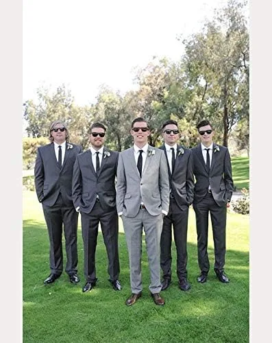 Vista 8 de LADYHOME 7 lentes de sol de regalo de boda para novio mejor hombre padrino de boda