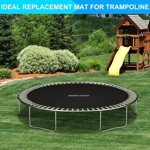 Vista 6 de SPORTYOUTH Trampoline Replacement Mat Fits 12ft/14ft/15ft Round Trampoline