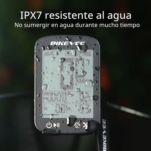 Vista 7 de Velocímetro de Bicicleta GPS Ordenador de Ciclismo Inalámbrico – Inicio/Parada Automática, Retroiluminación Automática, Odómetro de Bicicleta