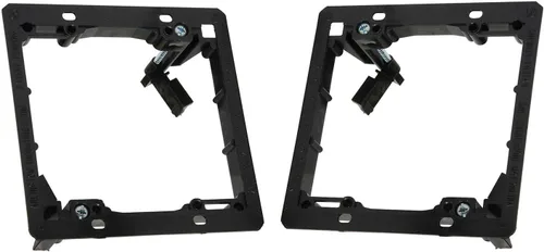 Vista 9 de iMBAPrice IMBA-LV2-2 Soporte de montaje de bajo voltaje de 2 bandas para paneles de yeso que pasa a través de placas de pared, cables telefónicos