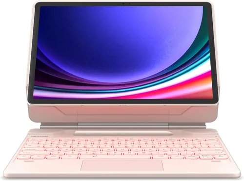 Vista 12 de Dexnor para Samsung Galaxy Tab S10+ Plus/S9+ Plus/S9 FE+ Plus/S8+ Plus/S7+ Plus/S7 FE Funda con Teclado 31.5 cm Flotante Cantilever Magnético