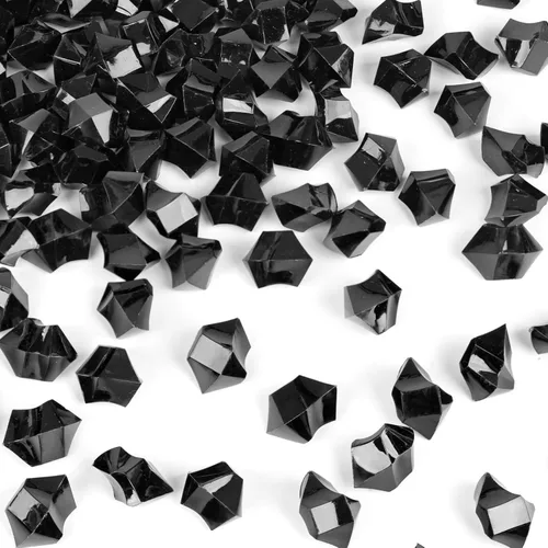 Vista 22 de DomeStar 500 unidades de imitación de hielo, cuentas de vidrio acrílico surtidas, decoración para jarrones, acuarios, decoración de mesa y dispersión