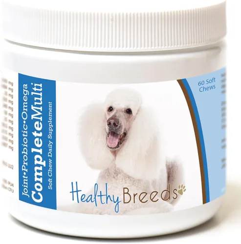 Vista 328 de Healthy Breeds Cavalier King Charles Spaniel - Multivitamínico todo en uno, completo con probióticos, glucosamina, condroitina y omegas, 60