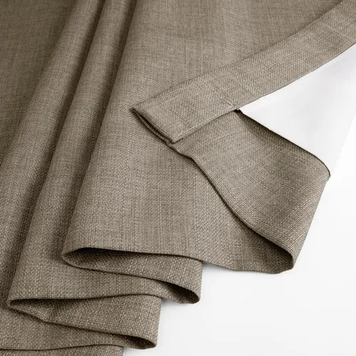 Vista 49 de HPD HALF PRICE DRAPES Cortinas de lino italiano para dormitorio y sala de estar, cortinas de oscurecimiento de habitación (1 panel), 50 pulgadas