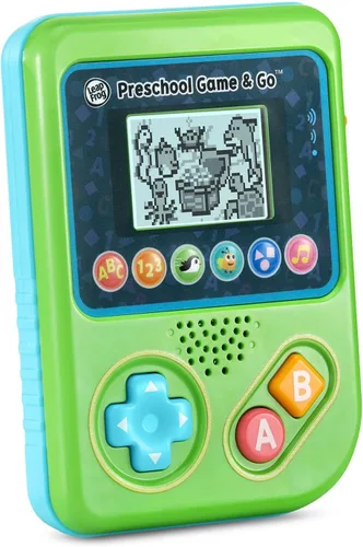 Vista 2 de LeapFrog Juguete de videojuego de mano preescolar Game and Go, verde