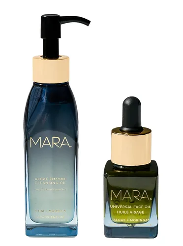 MARA - Aceite limpiador de enzimas de algas + aceite facial universal | Cuidado de la piel limpio, no tóxico, a base de plantas