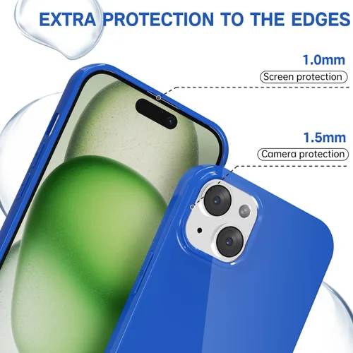Vista 670 de Svanove para iPhone 7 Plus/ 8 Plus, funda de silicona, de goma suave brillante y gel de jey lindo, funda protectora de plástico simple y lisa