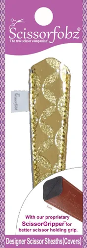Vista 22 de SCISSORFOBZ Fundas protectoras para tijeras de diseño, para pequeñas tijeras de bordado, color verde mar, #SS-7
