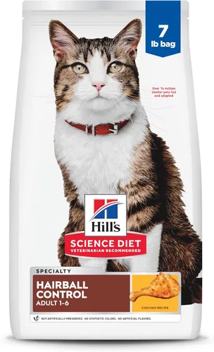 Vista 15 de Hill's Science Diet - Alimento seco para gatos con control de bola de pelo para adultos de 1 a 6 años