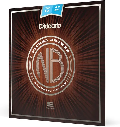Vista 13 de D'Addario NB1152 cuerdas de guitarra acústica de bronce de níquel, luz personalizada