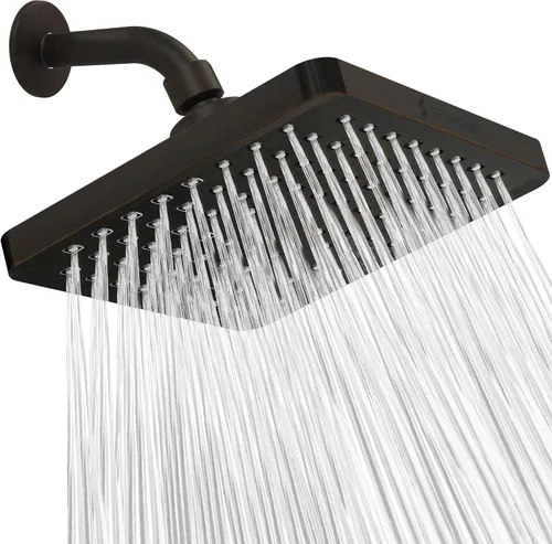Vista 18 de SparkPod Cabezal de ducha – Lluvia de alta presión – Diseño de lujo de alta calidad – Reemplazo ajustable fácil de limpiar para tus cabezales