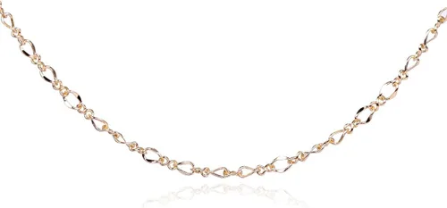 Vista 15 de JOE FOREMAN Cadena de latón de 39.4 in con oro de 14 quilates para collar y joyería, 39 pulgadas