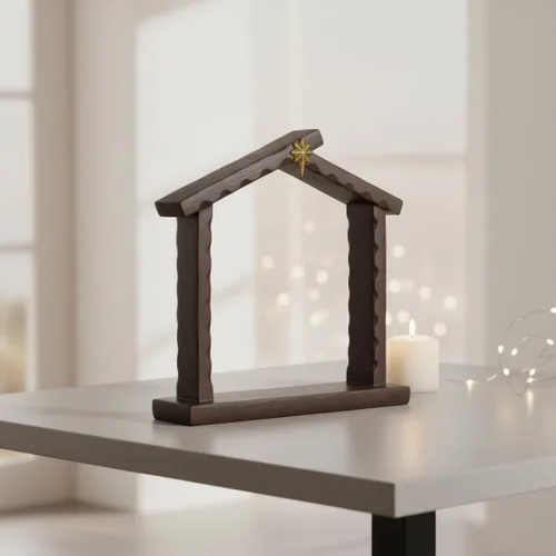 Vista 4 de Comfy Hour Figurilla, decoración de pesebre navideño