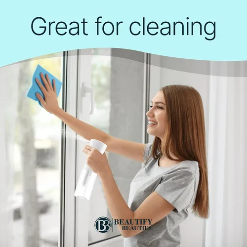 Vista 4 de BeautifyBeauties Botella de spray para el cabello – Spray de agua continuo ultrafino para peinado, limpieza, plantas, nebulización y cuidado