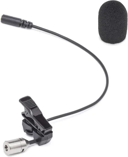 Vista 2 de Samson Micrófono Lavalier unidireccional LM7x con cuatro cables adaptadores compatibles con sistemas inalámbricos populares