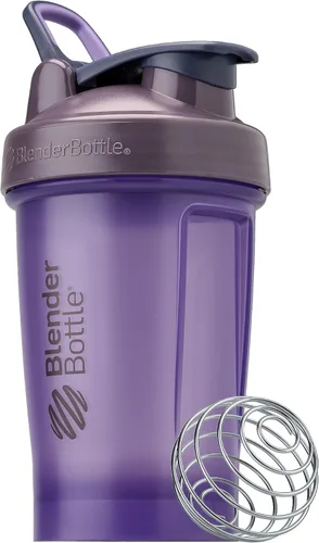 Vista 12 de BlenderBottle Classic V2 - Botella mezcladora perfecta para batidos de proteínas y preentrenamiento, 20 onzas, color negro