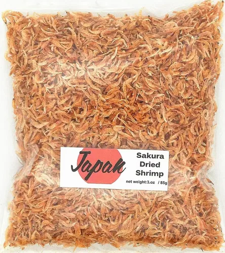 Greenlike Camarón seco pequeño Sakura Camarón seco 3oz/85g Camarón Ramen