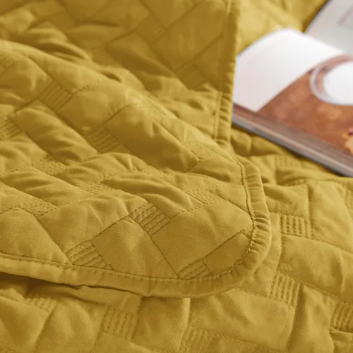 Vista 114 de Bedsure Colchas de tamaño Queen – Colchas ligeras tamaño Queen con patrón de tejido de canasta, ropa de cama suave, edredón de rosa polvorienta