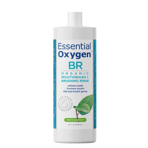Vista 8 de Essential Oxygen, Enjuague de cepillado orgánico certificado, Cinnamint, 16 onzas líquidas, enjuague bucal totalmente natural para dientes más