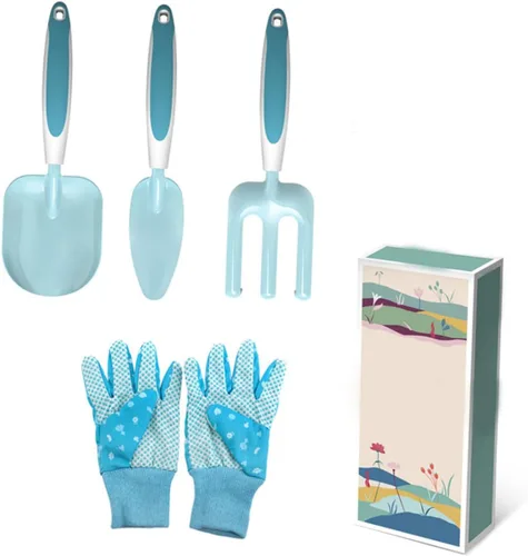 Vista 6 de Toddmomy 1set Garden Trowel Set Metal Gardening Tools for Digging Transplanting and Soil Loosening Lightweight Hand Shovel and Rake for Efficient