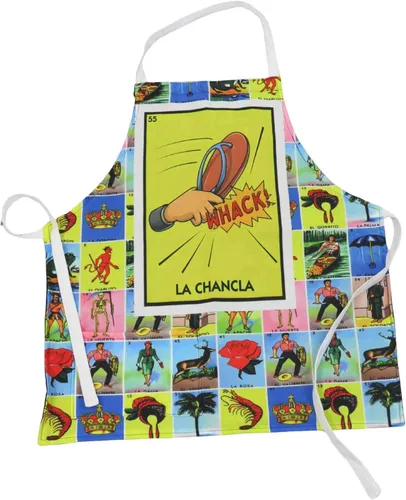 Vista 18 de Leos Imports Loteria Card - Delantal de bingo mexicano con bolsillos