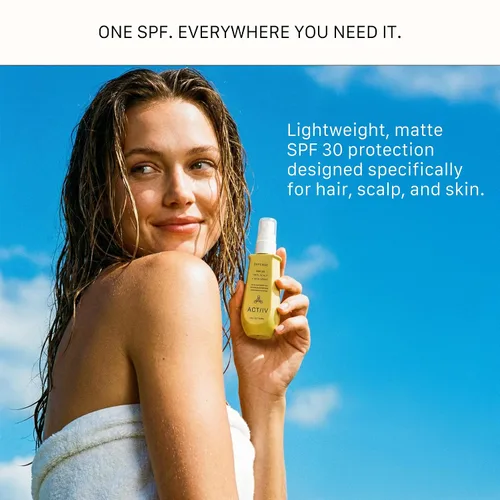 Vista 5 de ACTIIV Spray de defensa para el cabello y el cuero cabelludo SPF 30, 3 onzas líquidas