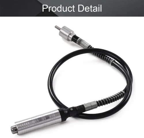 Vista 4 de Utoolmart Herramienta giratoria de eje flexible, amoladora eléctrica de 3.3 ft de longitud, extensión de eje flexible suave y mango compatible
