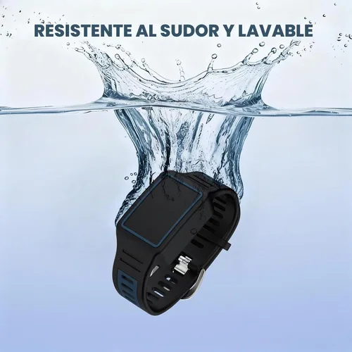 Vista 6 de Correa de silicona para Amazfit Helio Fitness Tracker, correa de repuesto compatible con Amazfit Helio Fitness Tracker, accesorios de correa