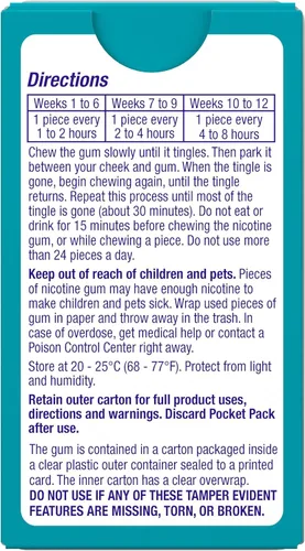 Vista 11 de Nicorette goma de mascar para dejar de fumar, 775054, 1, 1
