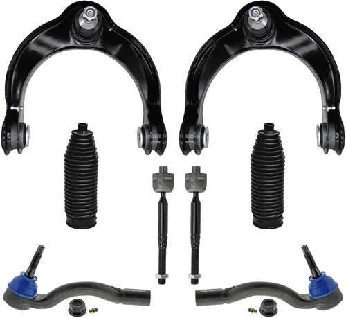 Vista 198 de Detroit Axle - Kit de 8 piezas para Chevy GMC Silverado Sierra Suburban 1500 Yukon Cadillac Escalade 2 brazos de control superior, 2 barras